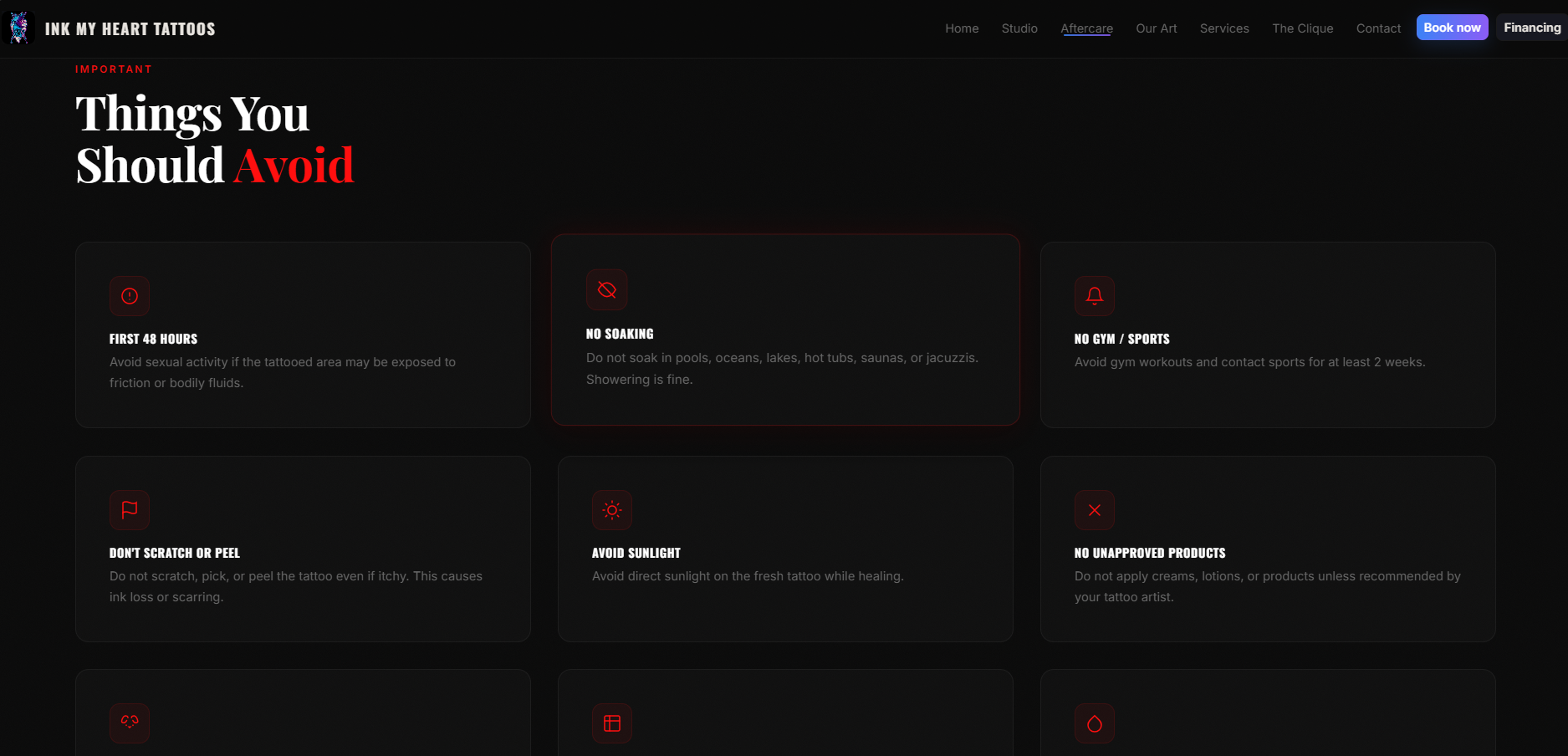 IMH Aftercare Portal